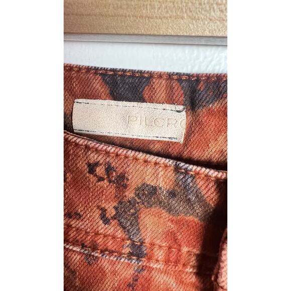 Anthropologie Pilcro Slim Distressed Boyfriend Crop Ankle Jeans Women 26 Rustic - Picture 10 of 14